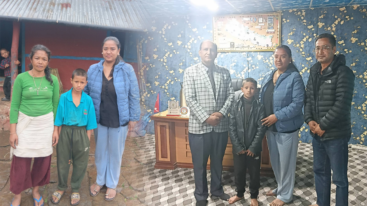 आर्थिक अभावमा परेका मञ्जितको भविष्य उज्यालो बनाउँदै सरोजा श्रेष्ठ