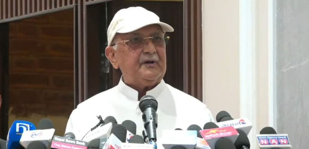 देशै बर्बाद भएपछि खेलमात्रै अगाडि जान सक्दैन, नेपालको हालत त्यही भएको होः ओली