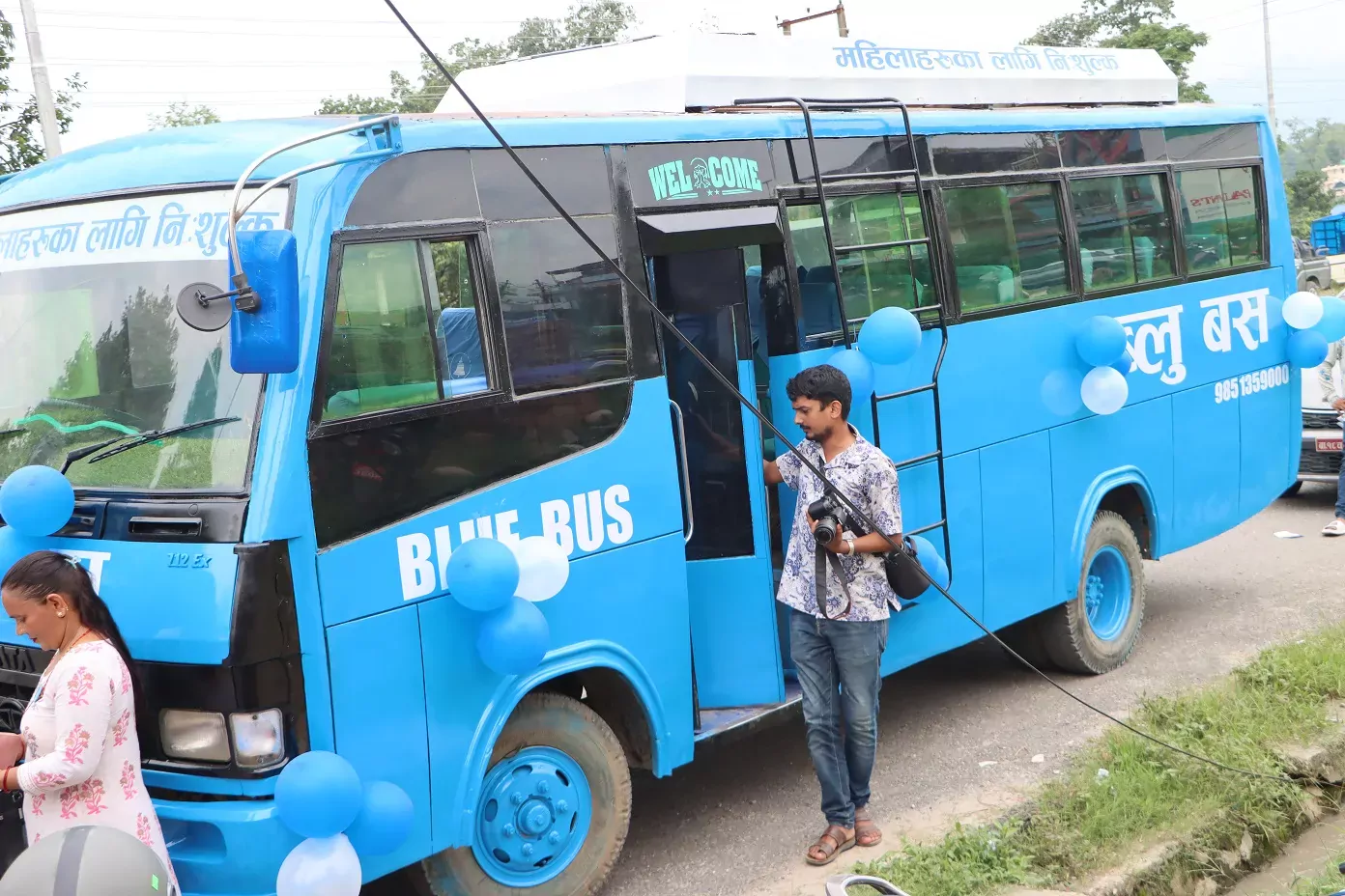 साउन १ देखि काठमाडौंमा ‘ब्लु बस’ चलाउँदै बालेन सरकार